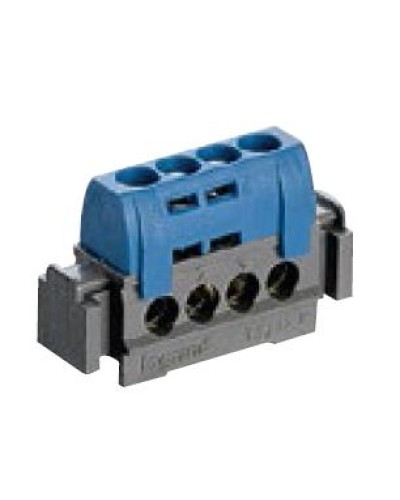 Клеммник синий 4х1.5-16 мм2 LEGRAND 004840 в Нальчике Клеммные колодки Pintop.ru