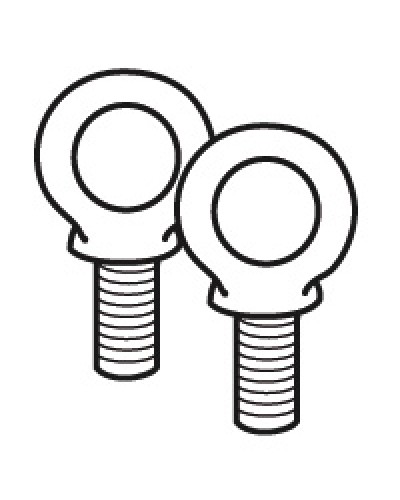 Комплект подъемных колец Legrand 020482 в Нальчике Аксессуары для стоек и шкафов Pintop.ru