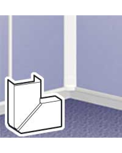 Угол плоский 40x12.5 Legrand 033316 в Нальчике Аксессуары для кабель-канала Pintop.ru