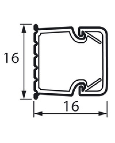 Кабель-канал METRA 16x16 Legrand (638191) в Нальчике Кабель-канал Pintop.ru